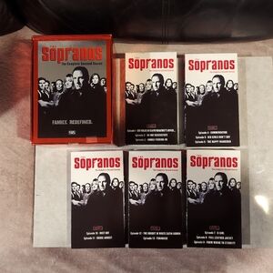VINTAGE THE SOPRANOS 2000 COMPLETE SECOND SEASON VHS BOX SET 5 TAPES 13 EPISODES